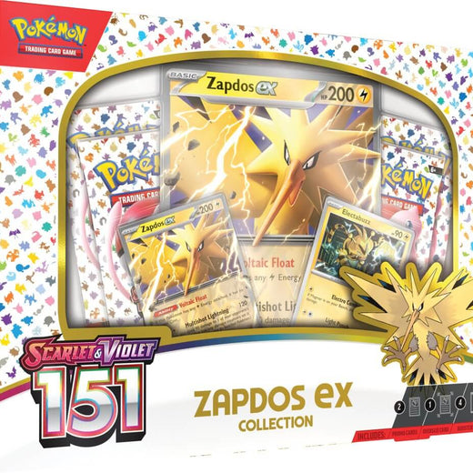 POKÉMON 151 Zapdos ex Collection Box