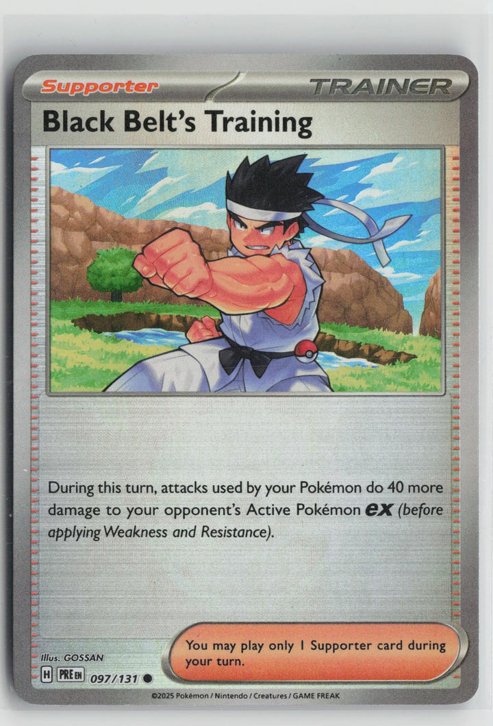 Black Belt's Training 097/131 Poke Ball Prismatic Evolutions Pokemon NM0