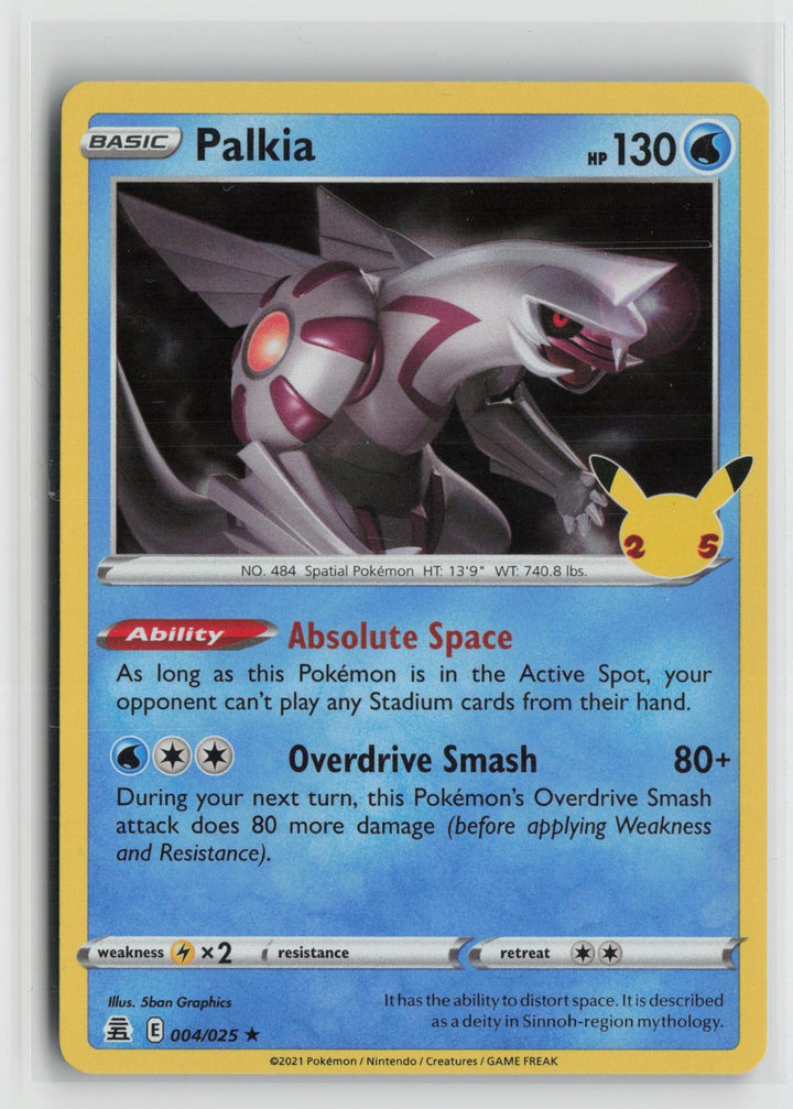 Palkia 004/025 Celebrations NM R Holo Pokemon0