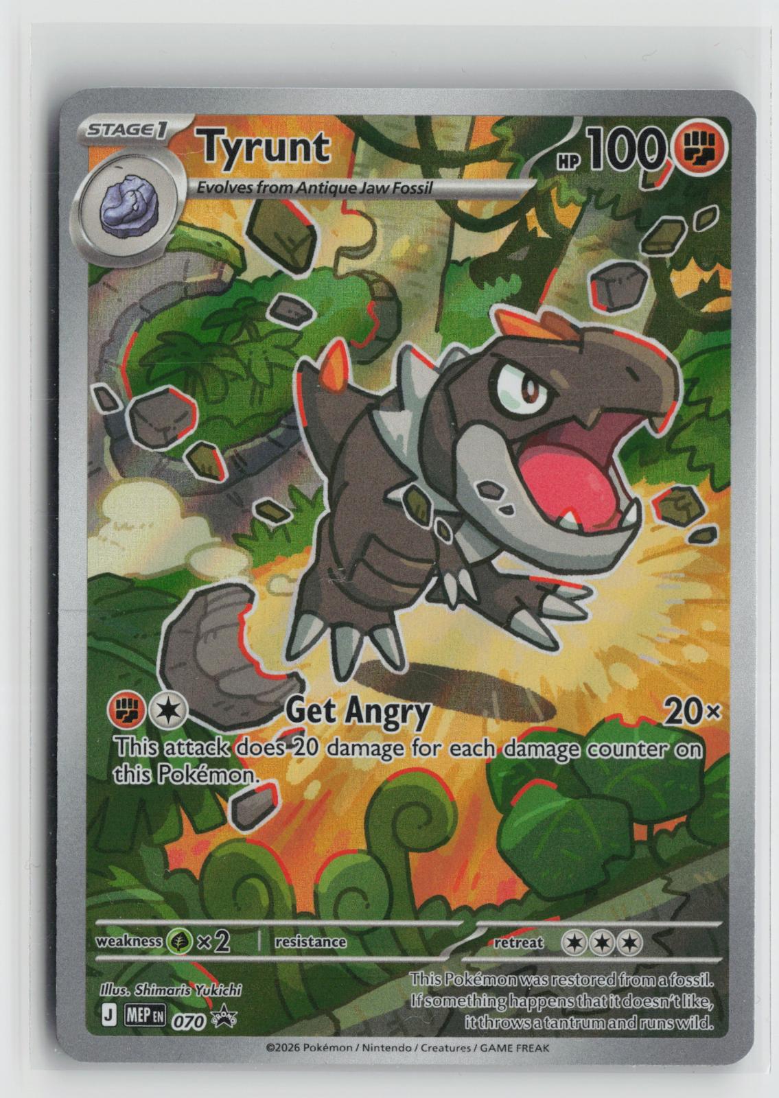 Tyrunt 070 Holo Promo ME: Mega Evolution Promo Pokemon NM