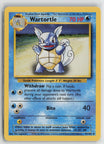 Wartortle 42/102 Uncommon Base Set Unlimited Pokemon LP