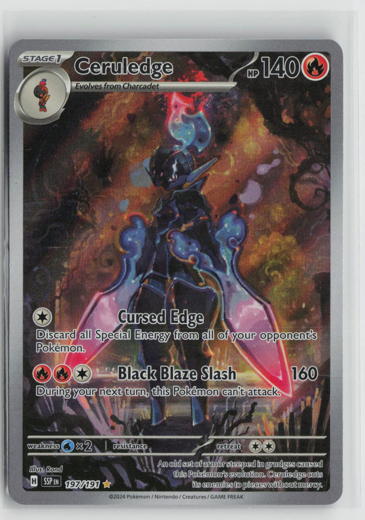 Ceruledge 197/191 Surging Sparks NM Illustration Rare Holo Pokemon0