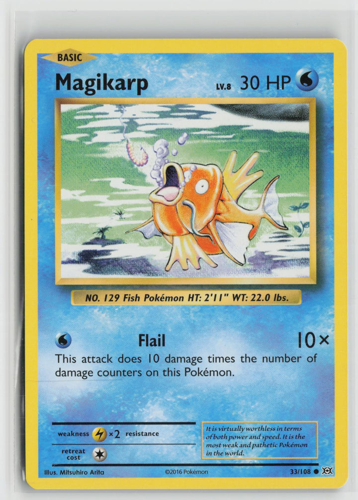 Magikarp 33/108 Common Evolutions Pokemon NM0