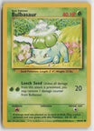 Bulbasaur 44/102 Common Base Set Unlimited Pokemon LP