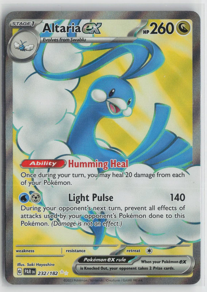 Altaria ex 232/182 Ultra Rare Paradox Rift Pokemon NM0
