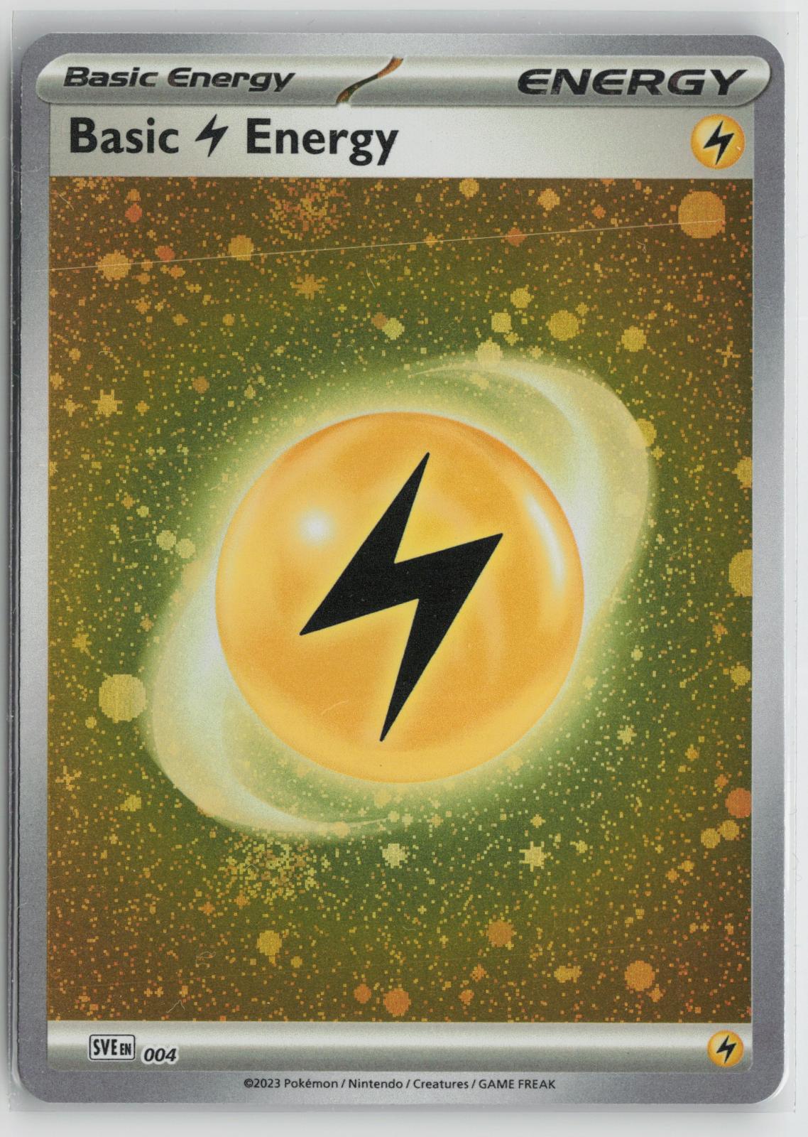 Lightning Energy (2023) 004 Holo Pokemon NM