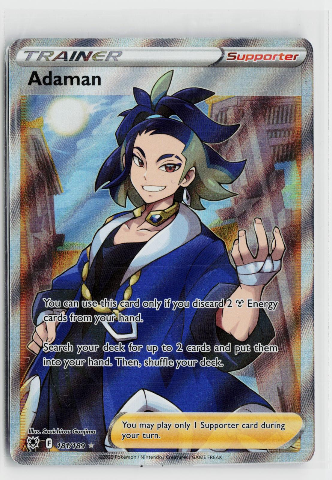 Adaman 181/189 Astral Radiance NM UR Holo Pokemon