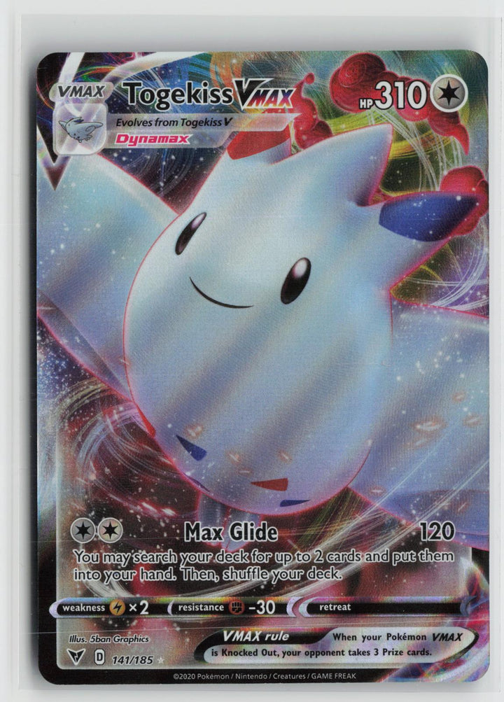 Togekiss VMAX 141/185 Holo VMAX Rare Vivid Voltage Pokemon NM0