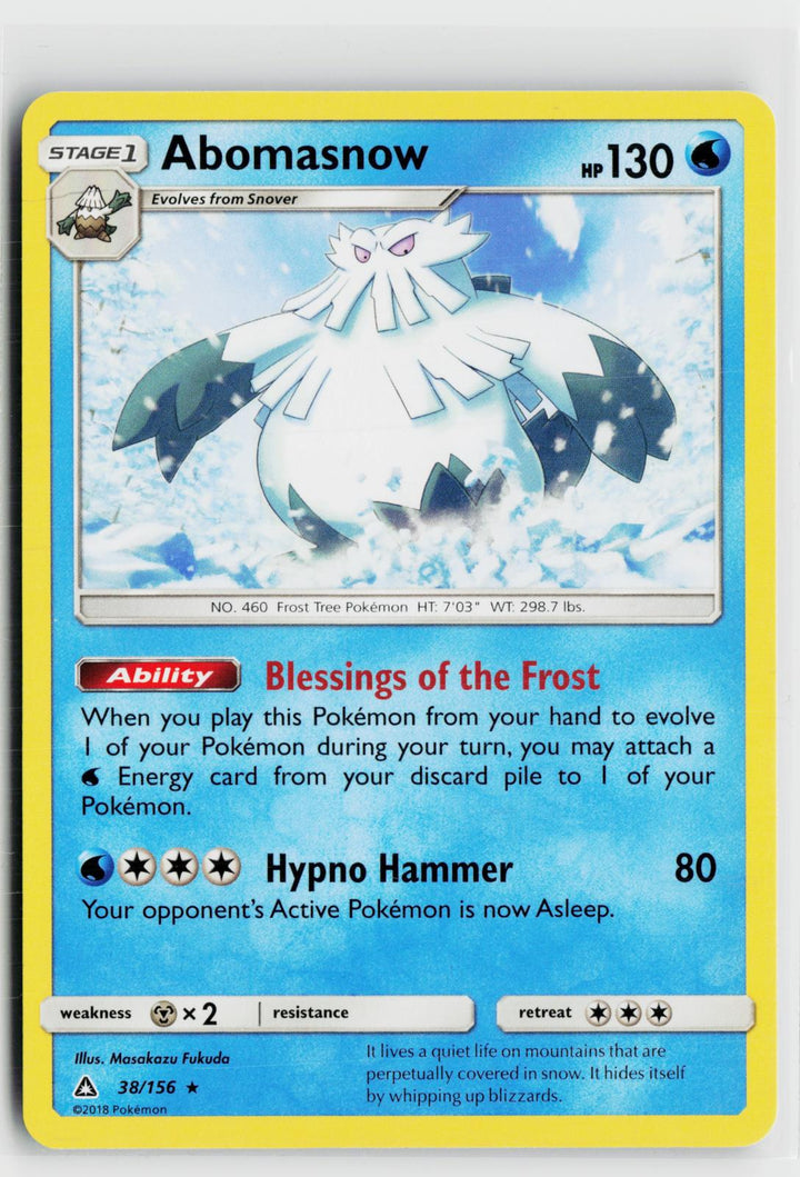 Abomasnow 38/156 Ultra Prism NM R Pokemon0