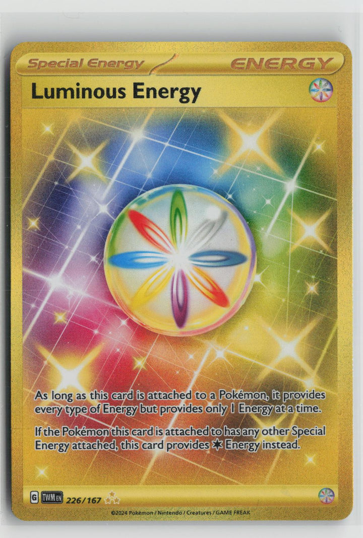 Luminous Energy 226/167 Hyper Rare Twilight Masquerade Pokemon Holo NM0
