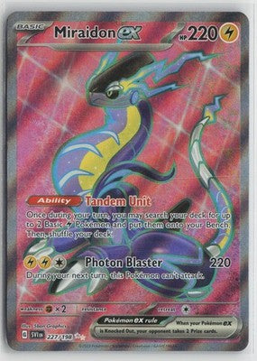 Miraidon ex 227/198 Ultra Rare Scarlet & Violet Pokemon NM