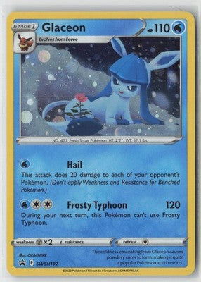 Glaceon SWSH192 Promo SWSH Black Star Pokemon NM