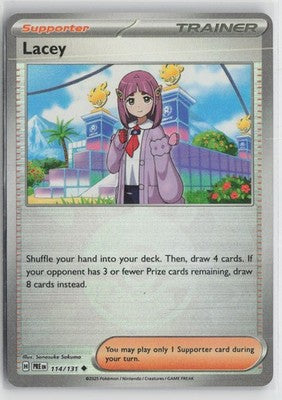 Poke Ball Lacey 114/131 Prismatic Evolutions Pokemon NM