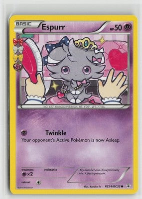 Espurr RC14/RC32 Common Generations Pokemon NM