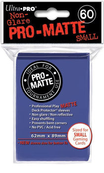 ULTRA PRO - SMALL PRO - Matte - Deck Protector Sleeves Blue