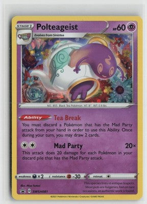 Polteageist SWSH081 Holo Promo Sword & Shield Promo Pokemon NM