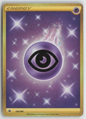 Psychic Energy 232/198 Secret Rare Chilling Reign Pokemon NM