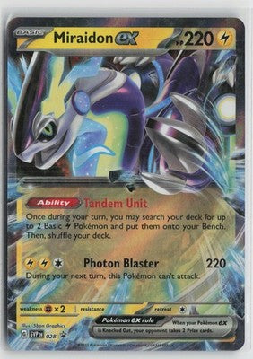 Miraidon ex 028 Promo Scarlet & Violet Pokemon NM