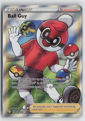 Ball Guy 065/072 Ultra Rare Shining Fates Pokemon NM
