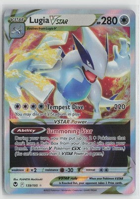 Lugia VSTAR Ultra Rare SWSH12: Silver Tempest 139/195 NM