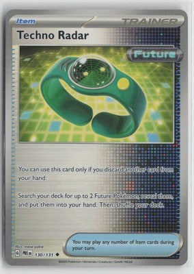 Techno Radar (Poke Ball Pattern) Uncommon SV: Prismatic Evolutions 130/131 NM