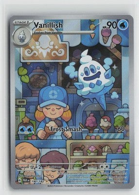 Vanillish 190/182 Illustration Rare Paradox Rift Pokemon NM