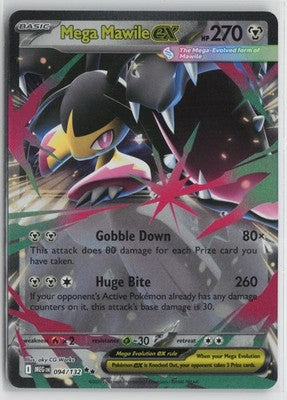 Mega Mawile ex Double Rare ME01: Mega Evolution 094/132 NM