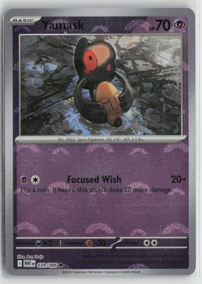 Yamask 039/086 Poke Ball White Flare Pokemon NM