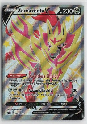 Zamazenta V (Shiny) SWSH293 Holo Promo Sword & Shield Promo Pokemon NM