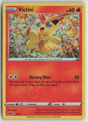 Victini 5/15 McDonald's Collection 2022 Pokemon NM