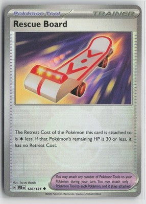 Poke Ball Rescue Board 126/131 Prismatic Evolutions Pokemon NM