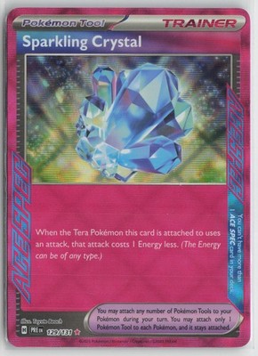 Sparkling Crystal 129/131 ACE SPEC Rare Prismatic Evolutions Pokemon NM