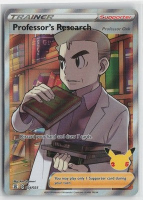 Professor's Research (Full Art) Ultra Rare Celebrations 024/025 NM