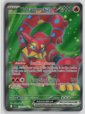 Volcanion ex 171/159 Ultra Rare Journey Together Pokemon NM