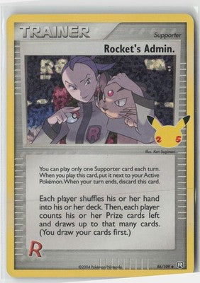Rocket's Admin. Classic Collection Celebrations: Classic Collection 86/109 NM