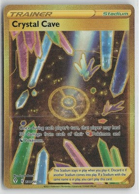 Crystal Cave 230/203 Secret Rare Evolving Skies Pokemon NM