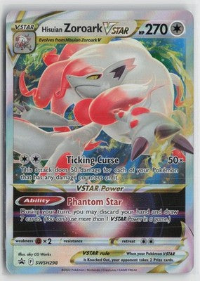 Hisuian Zoroark VSTAR SWSH298 Holo Promo Sword & Shield Promo Pokemon NM