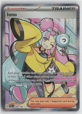 Iono Ultra Rare SV02: Paldea Evolved 254/193 NM