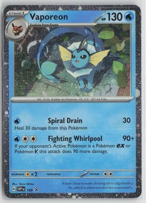 Vaporeon (Cosmos Holo) 168 Holo Promo Scarlet & Violet Promo Pokemon NM