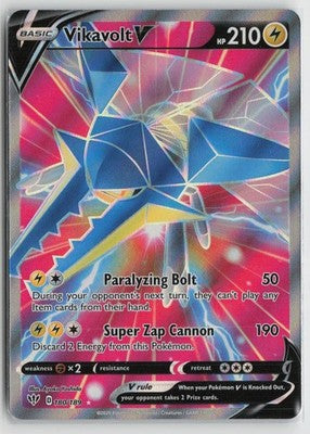 Vikavolt V 180/189 Ultra Rare Darkness Ablaze Pokemon NM