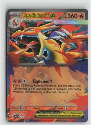 Mega Charizard Y ex - 030 030 Holo Promo ME: Mega Evolution Promo Pokemon NM