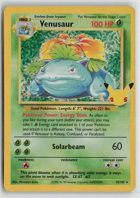 Venusaur 15/102 Classic Collection Celebrations: Classic Collection Pokemon NM