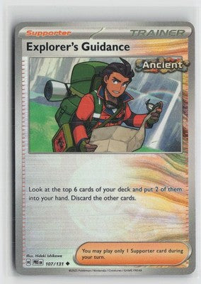 Poke Ball Explorer's Guidance 107/131 Prismatic Evolutions Pokemon NM
