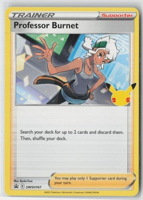 Professor Burnet -  (25th Anniversary Stamp) Promo SWSH: Sword & Shield Promo Ca