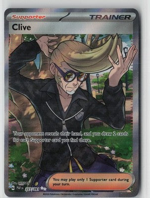 Clive - Ultra Rare SV: Paldean Fates 227/091 NM