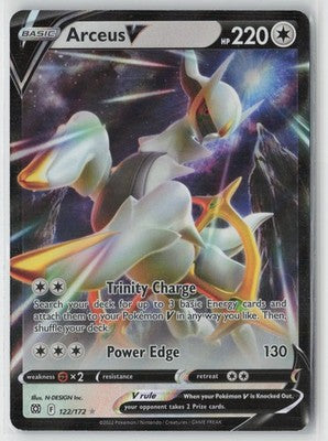 Arceus V Ultra Rare Prize Pack Series Cards 122/172 NM