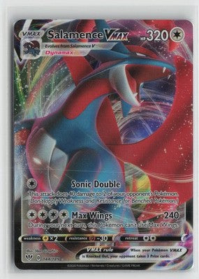Salamence VMAX 144/189 Holo VMAX Rare Darkness Ablaze Pokemon NM