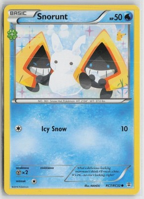 Snorunt RC7/RC32 Common Generations Pokemon NM