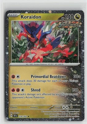 Koraidon 119/162 Rare Deck Exclusives Pokemon NM