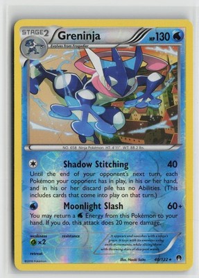 Greninja 40/122 Reverse Holo BREAKpoint Pokemon NM